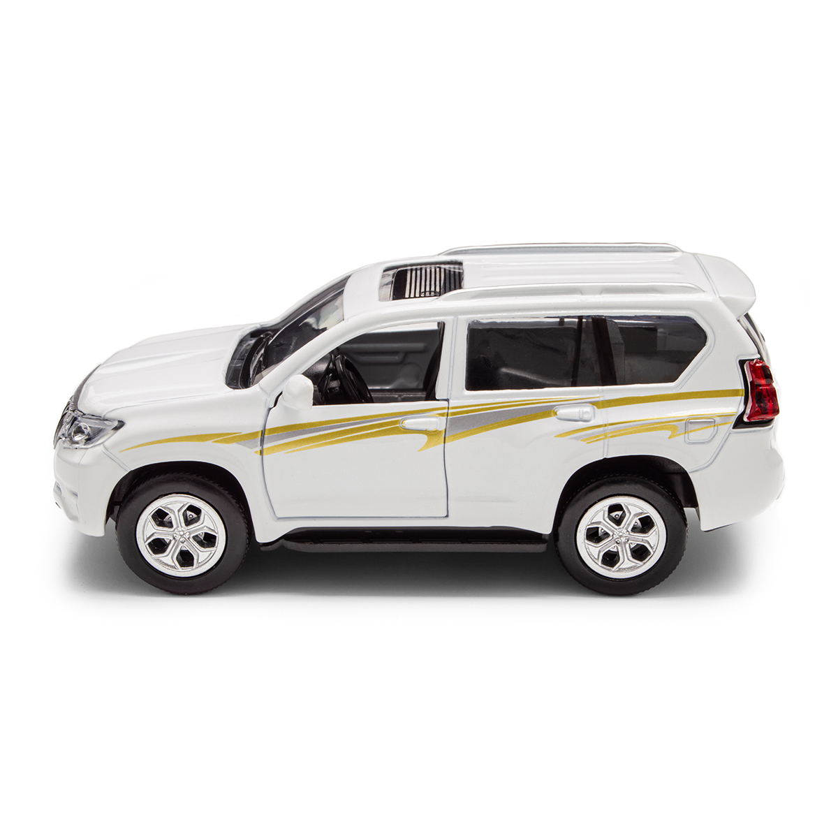 Автомодель Toyota Prado металева 1:40 Біла — превʼю 23