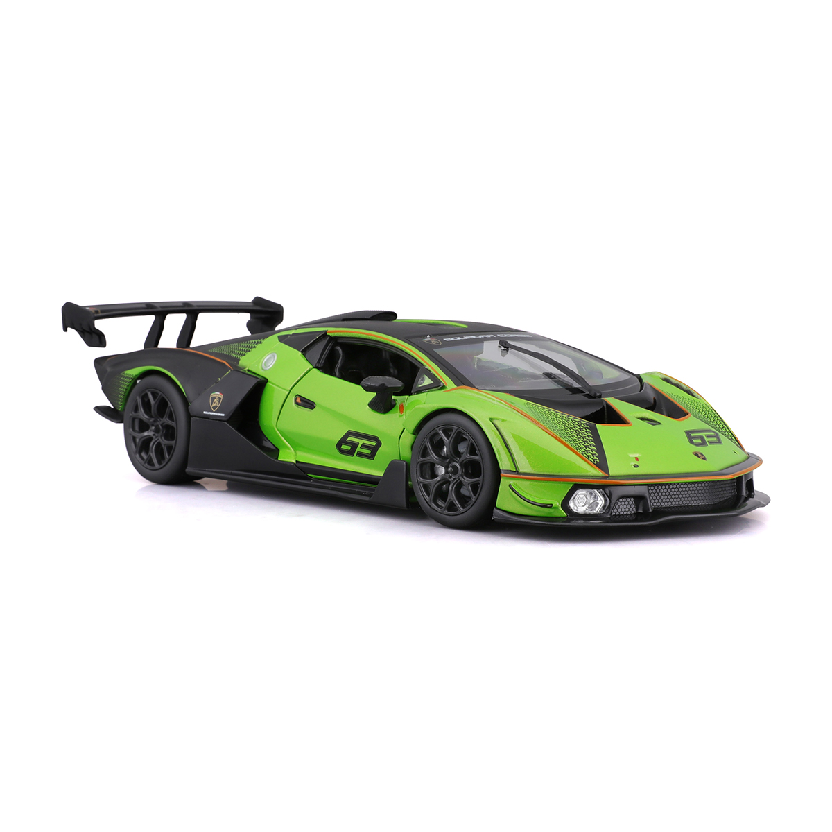 Колекційна автомодель Lamborghini Essenza SCV12 Bburago 1:24 Зелена — превʼю 17