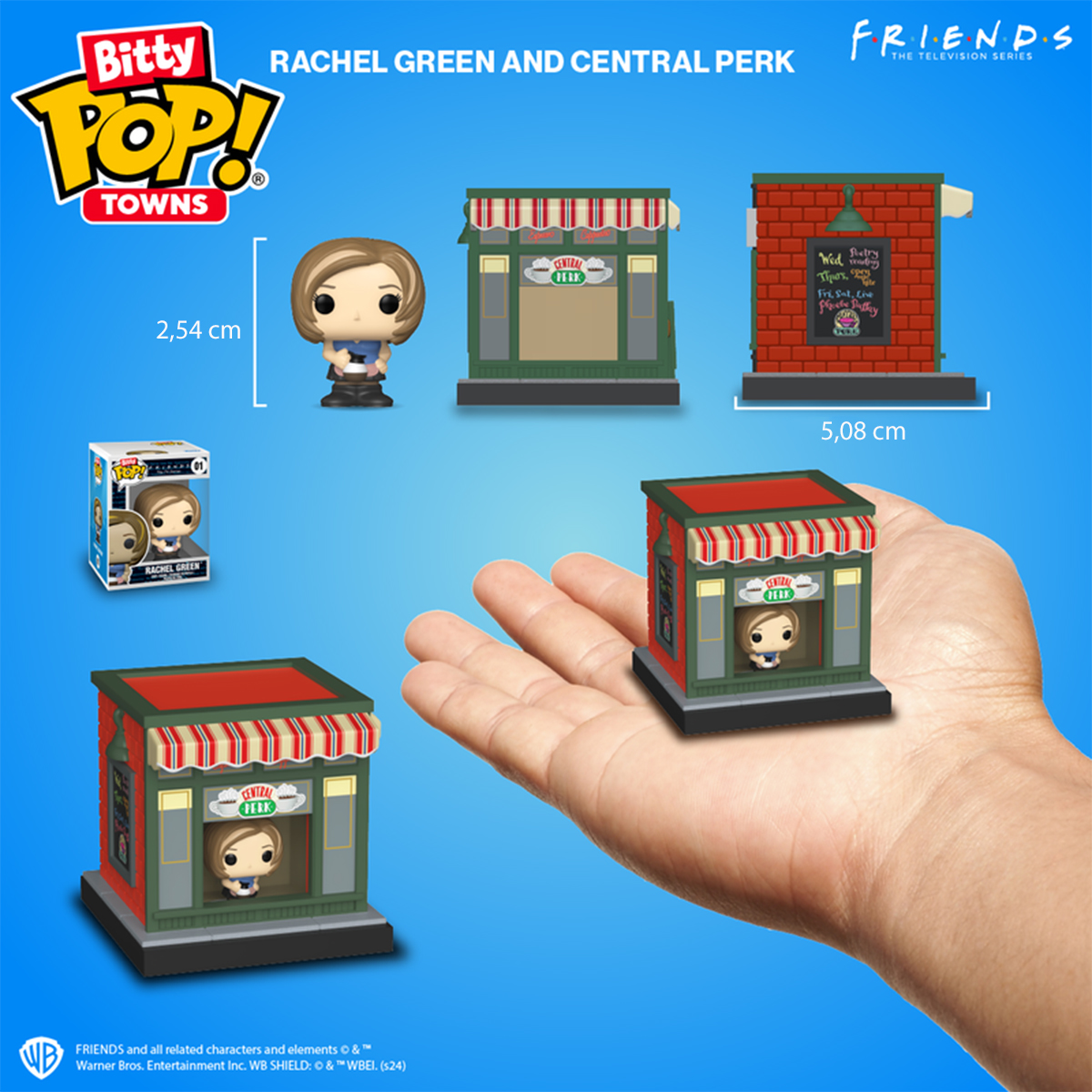 Фігурка Funko Pop Bitty Pop Town — Рейчел Ґрін (Rachel Green) — 2,54 см — превʼю 10