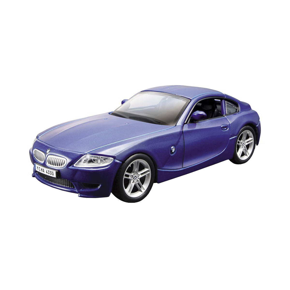 Колекційна автомодель Bburago BMW Z4 M Coupe 1:32 синій металік — превʼю 4