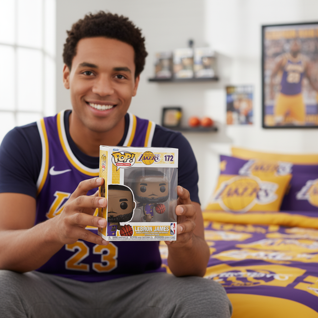 Колекційна фігурка NBA LeBron James - Funko POP ігрова спортивна Баскетболіст — превʼю 8