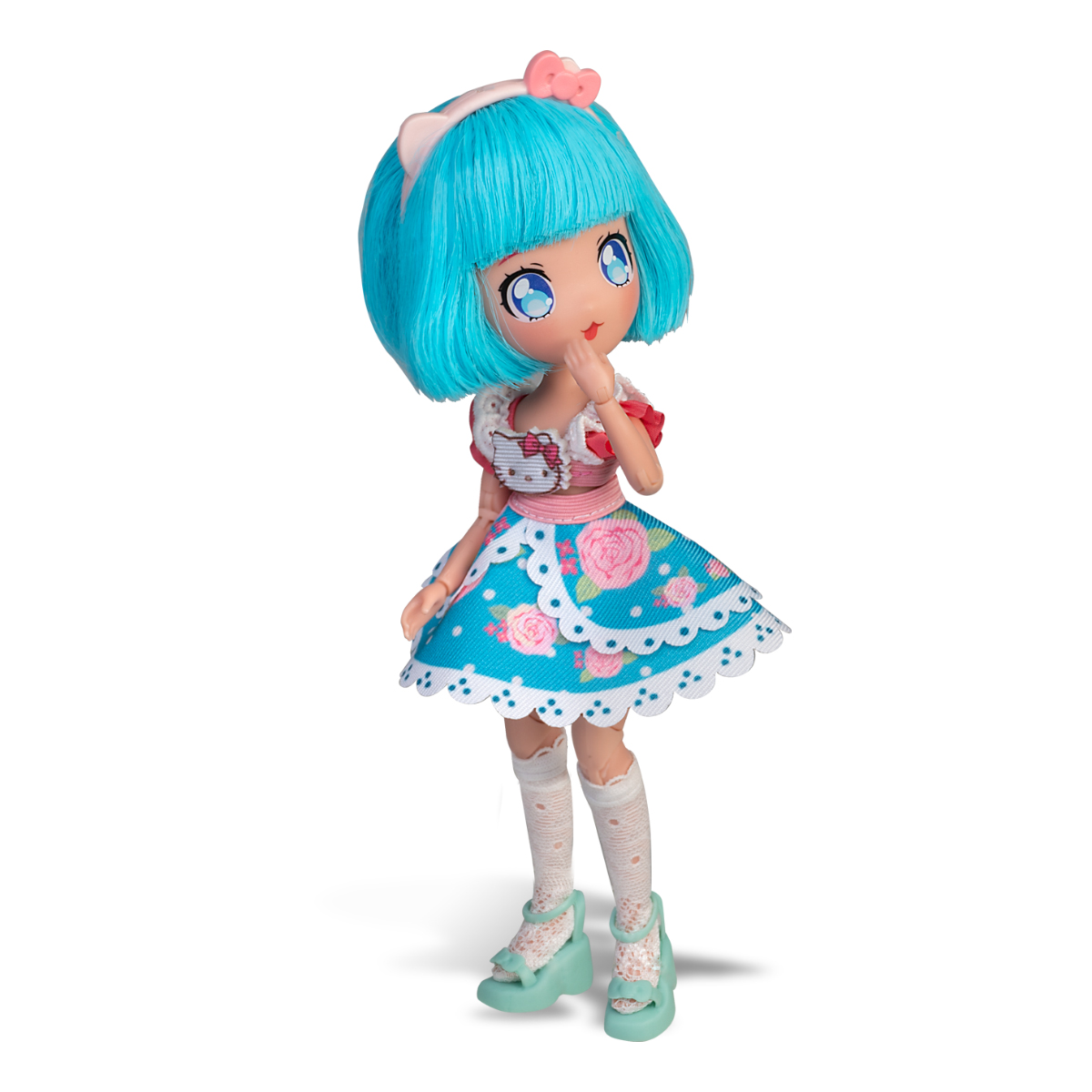 Лялька 4SF Manga Dolls Hello Kitty Пінк 19,5 см з аксесуарами — превʼю 14