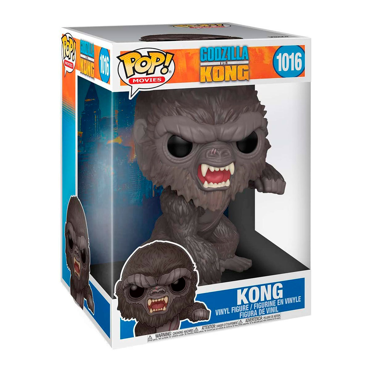 Колекційна фігурка Godzilla Vs Kong - Kong Funko POP велика ігрова модель — превʼю 10