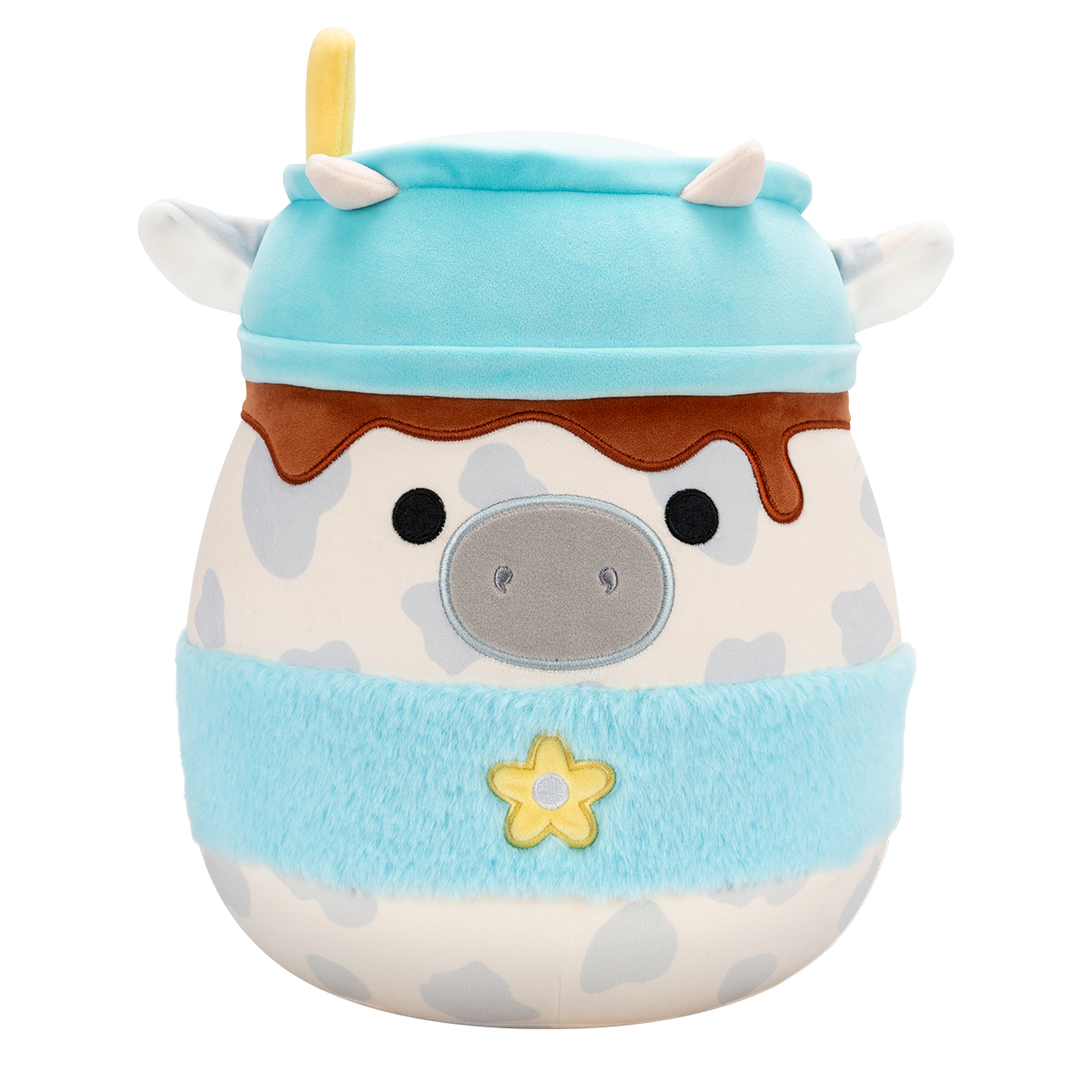 М'яка іграшка Squishmallows – Сіра корівка (Grey Cow) – 30 см — превʼю 8