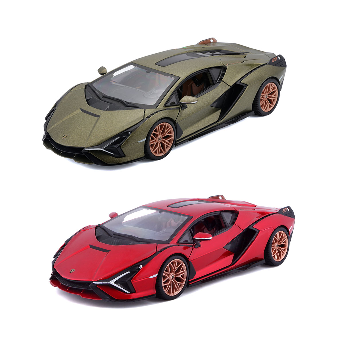 Автомодель Bburago Lamborghini Sian FKP 37 металева 1:24 — превʼю 18