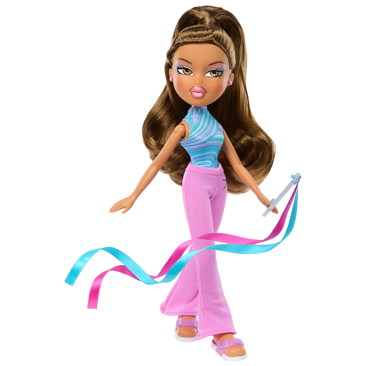 Лялька Bratz Play Sportz Гімнастка Ясмін 29 см з аксесуарами — превʼю 3