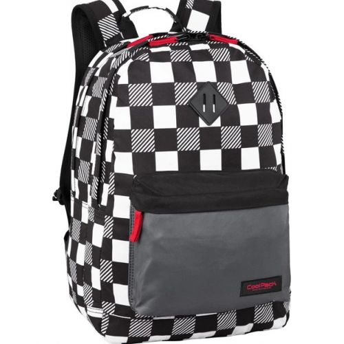 Рюкзак молодіжний CoolPack Scout CHECKERS 45x32x18 см Чорно-білий — превʼю 1