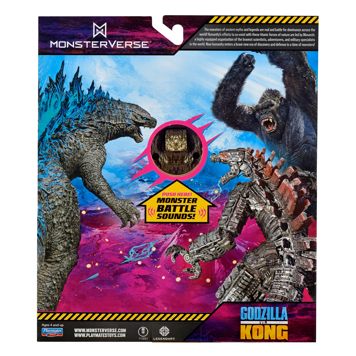 Фігурка Godzilla vs Kong Конг зі звуковими ефектами — превʼю 14