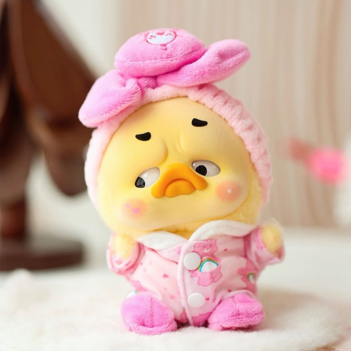 М'яка іграшка Pop Top Upset Duck x Care Bears — Будь веселкою (Be Rainbow) — превʼю 18