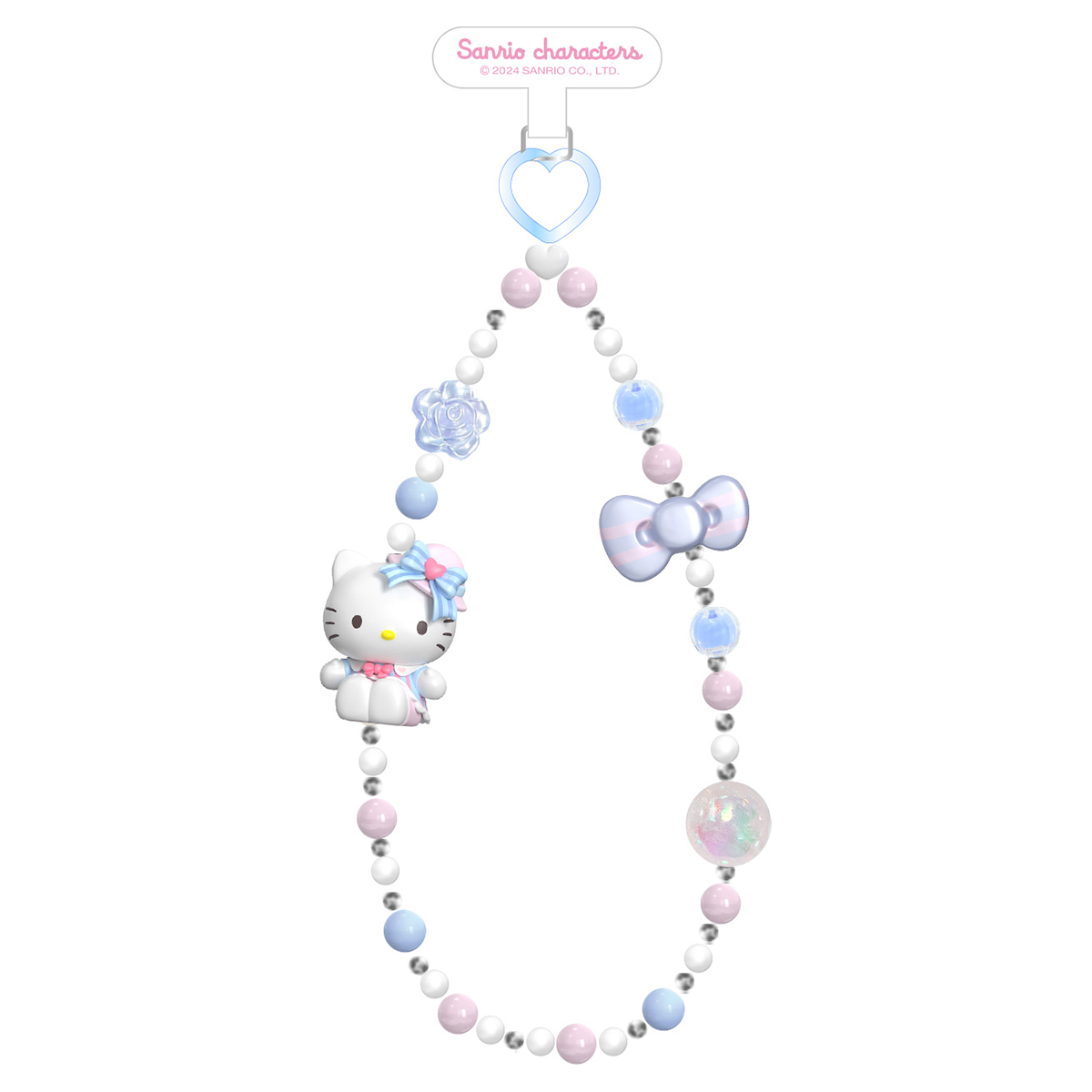 Ланцюжок для телефону Pop Top Hello Kitty та друзі Рожевий-Білий 18 см — превʼю 11
