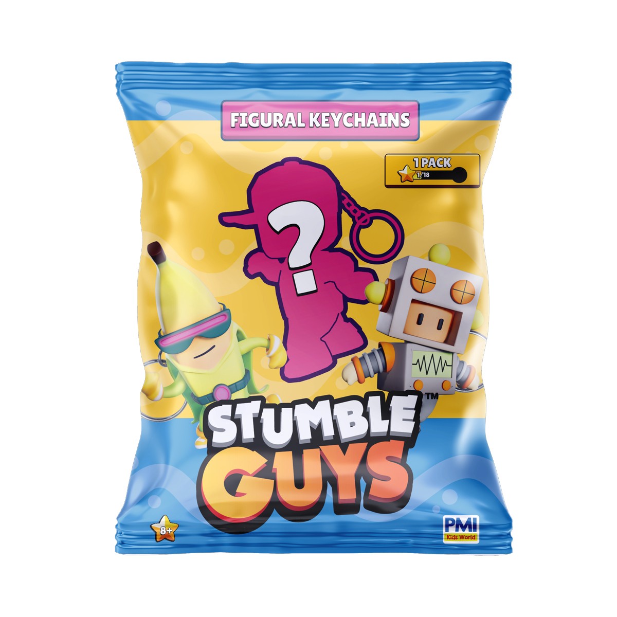 Колекційна фігурка-брелок Stumble Guys W2 5 см з кліпсою
