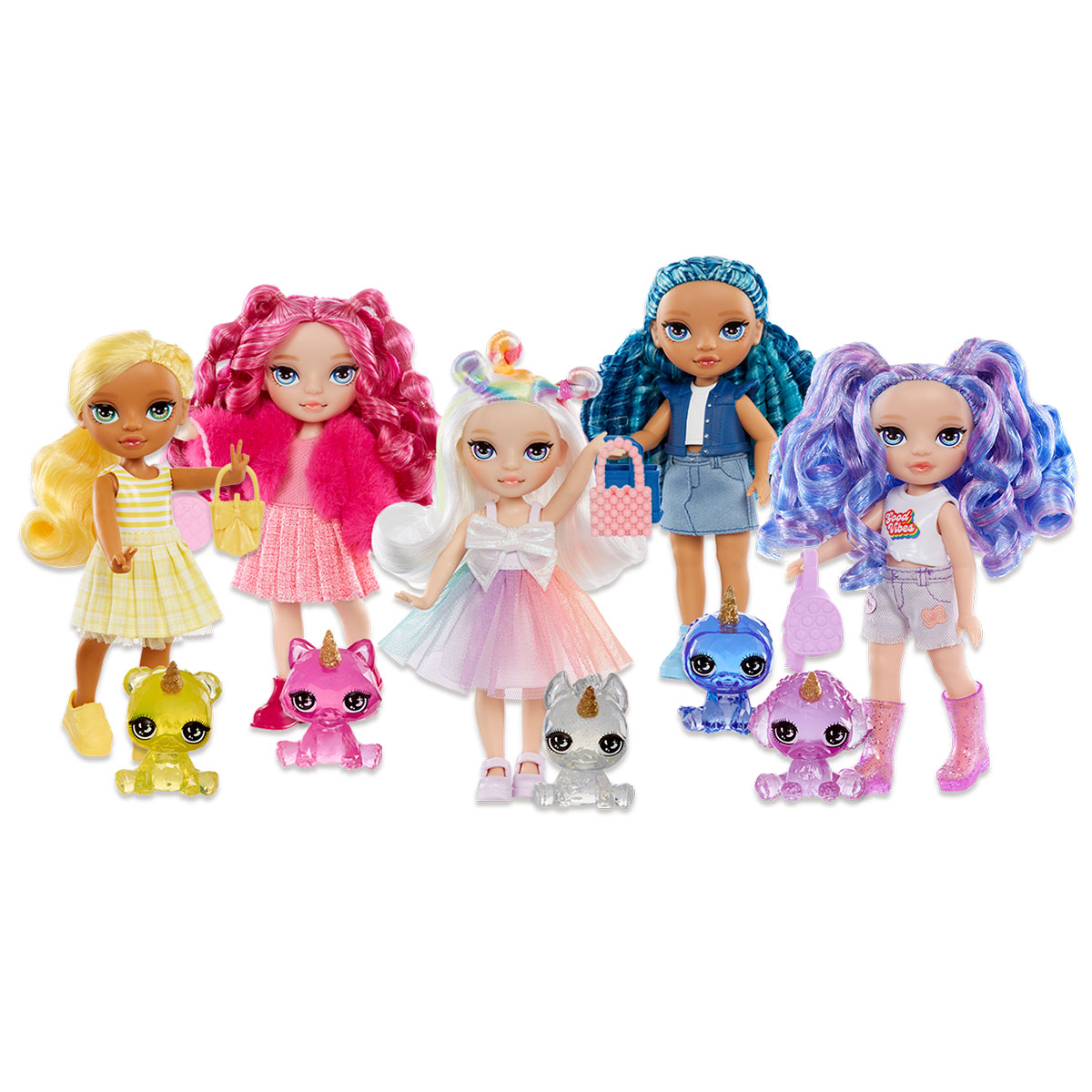 Ігровий набір лялька Rainbow High Littles Сапфіра з улюбленцем 15 cm Синій — превʼю 18