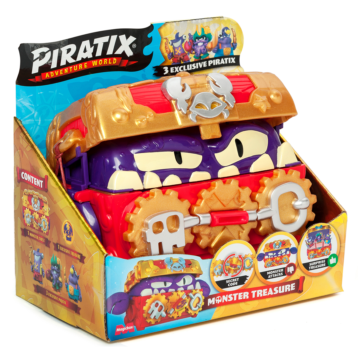 Ігровий набір Piratix S Скриня зі скарбами Magicbox Int піратський дитячий — превʼю 17