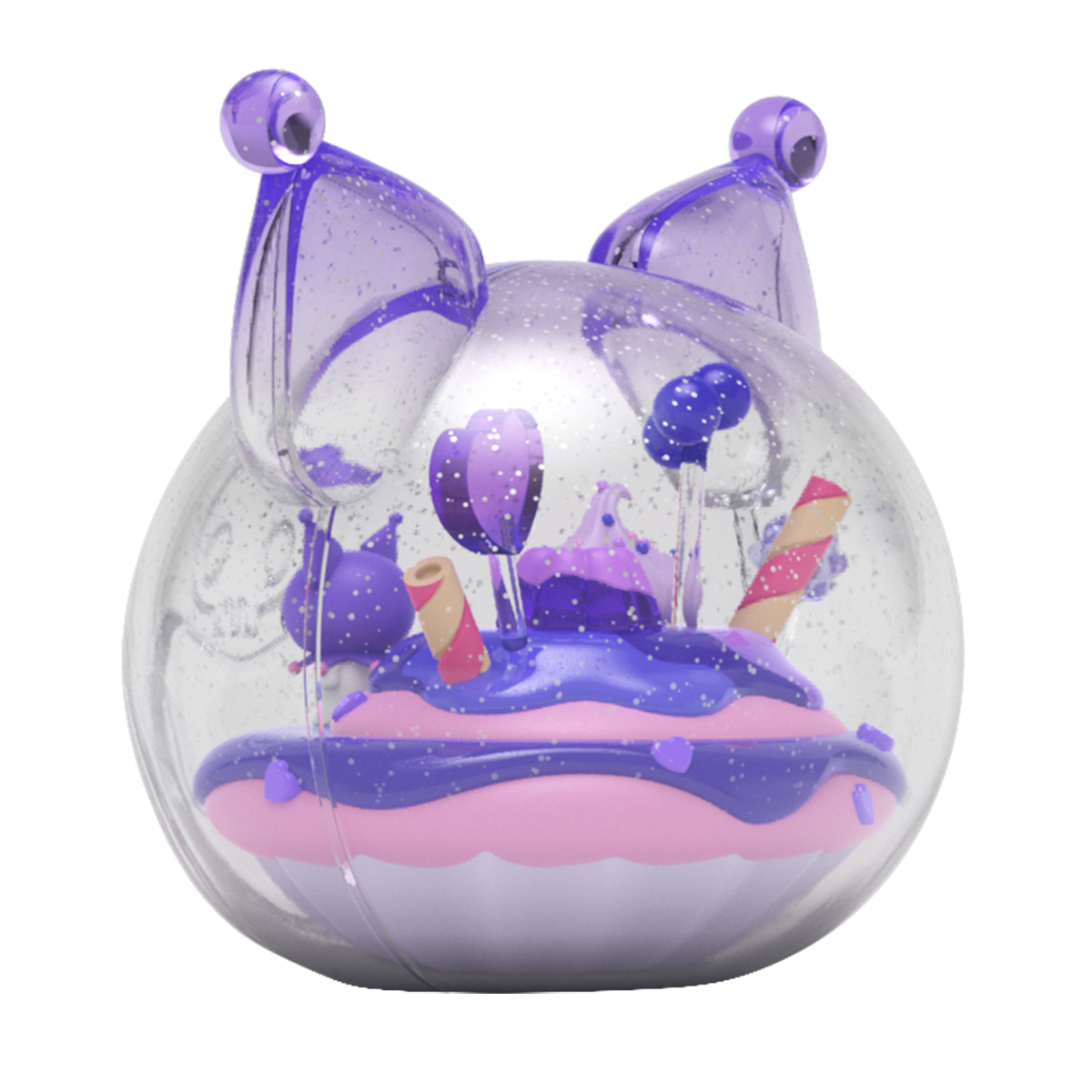 Колекційна фігурка Mighty Jaxx Kandyland Sanrio Куромі 12 см Фіолетовий — превʼю 10