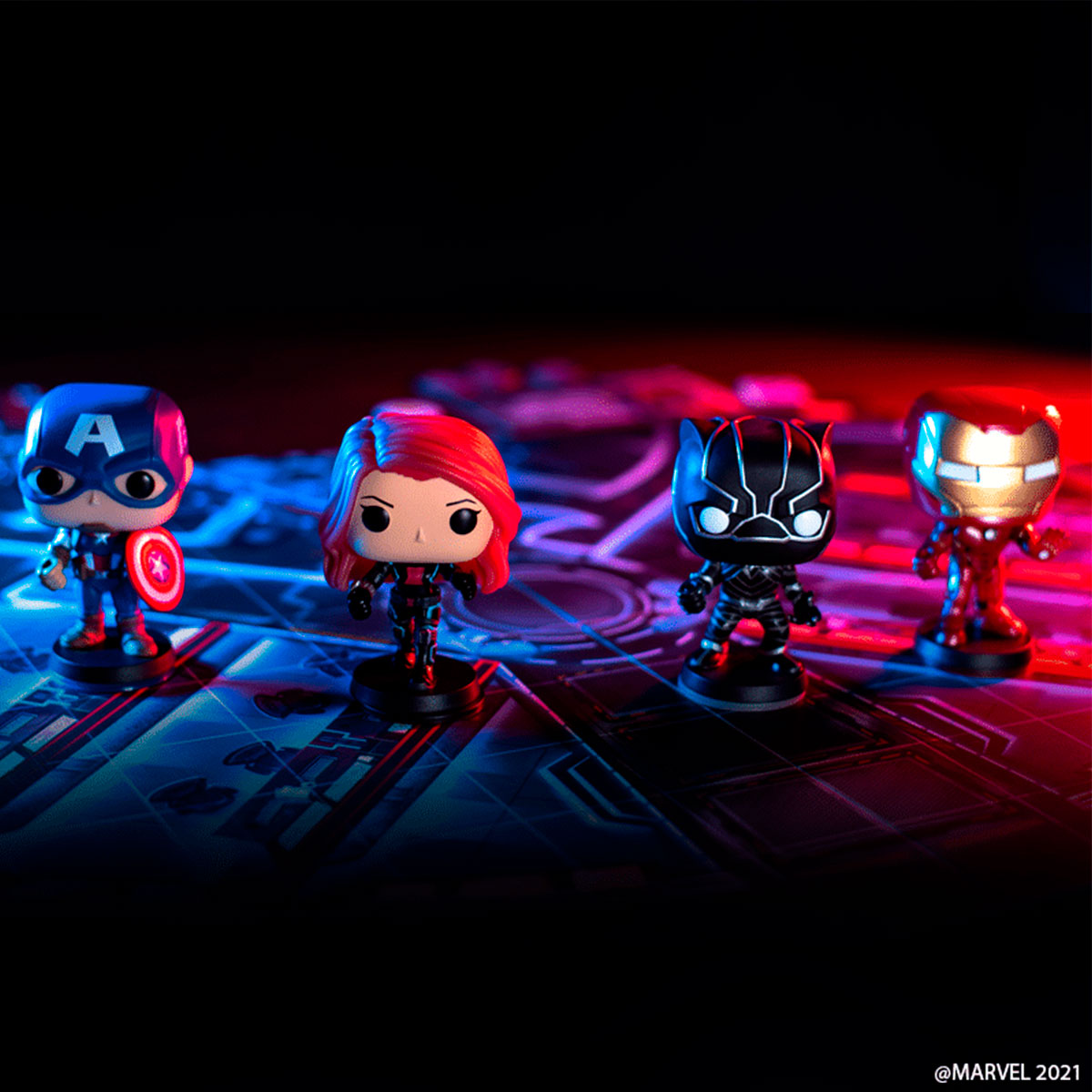 Настільна гра Pop Funkoverse Marvel стратегічна 4 фігурки — превʼю 5