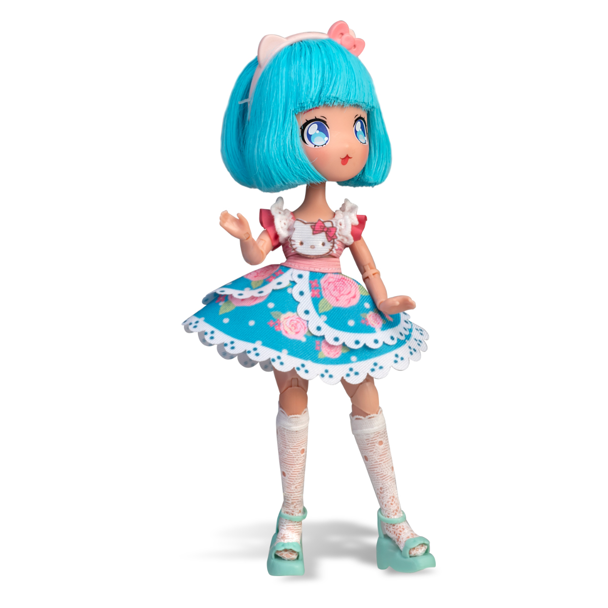 Лялька 4SF Manga Dolls Hello Kitty Пінк 19,5 см з аксесуарами — превʼю 15