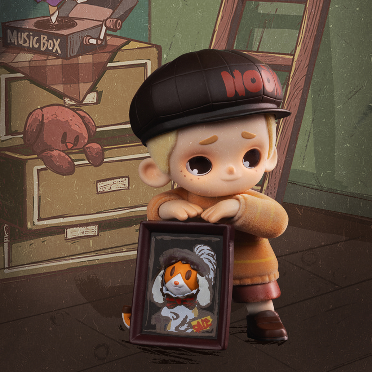 Колекційна фігурка 52Toys NOOK Вінтажна крамниця — Nook та Jiumu — 9 см — превʼю 13