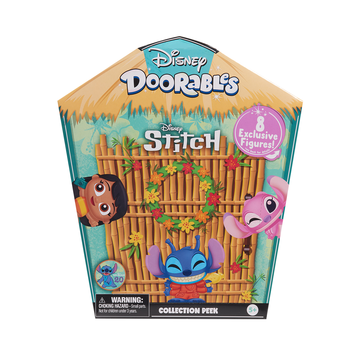 Ігровий набір Disney Doorables Великий будиночок Стіча з фігурками Блакитний — превʼю 5