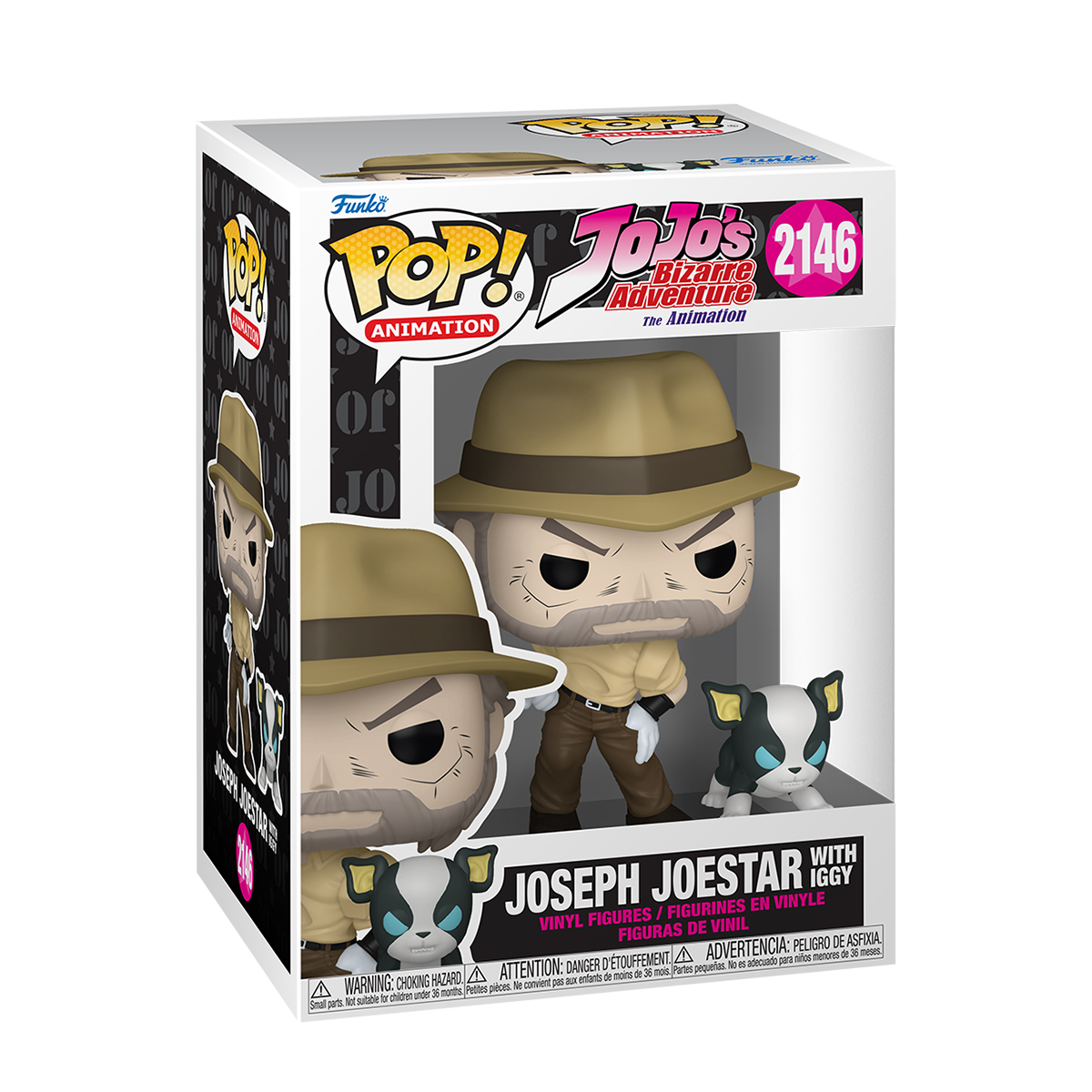 Набір колекційних фігурок Funko POP - Джозеф та Іггі JoJo Bizarre Adventure — превʼю 4