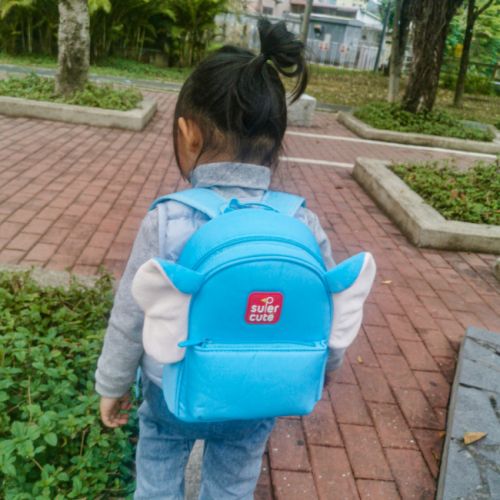 Рюкзак дитячий Supercute Слон 24х20х10 см Блакитний — превʼю 4
