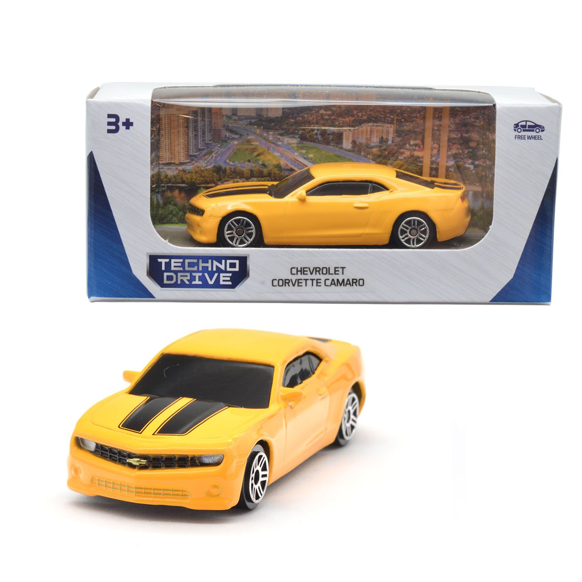 Колекційна машинка TechnoDrive масштаб 1:64 металева — превʼю 10