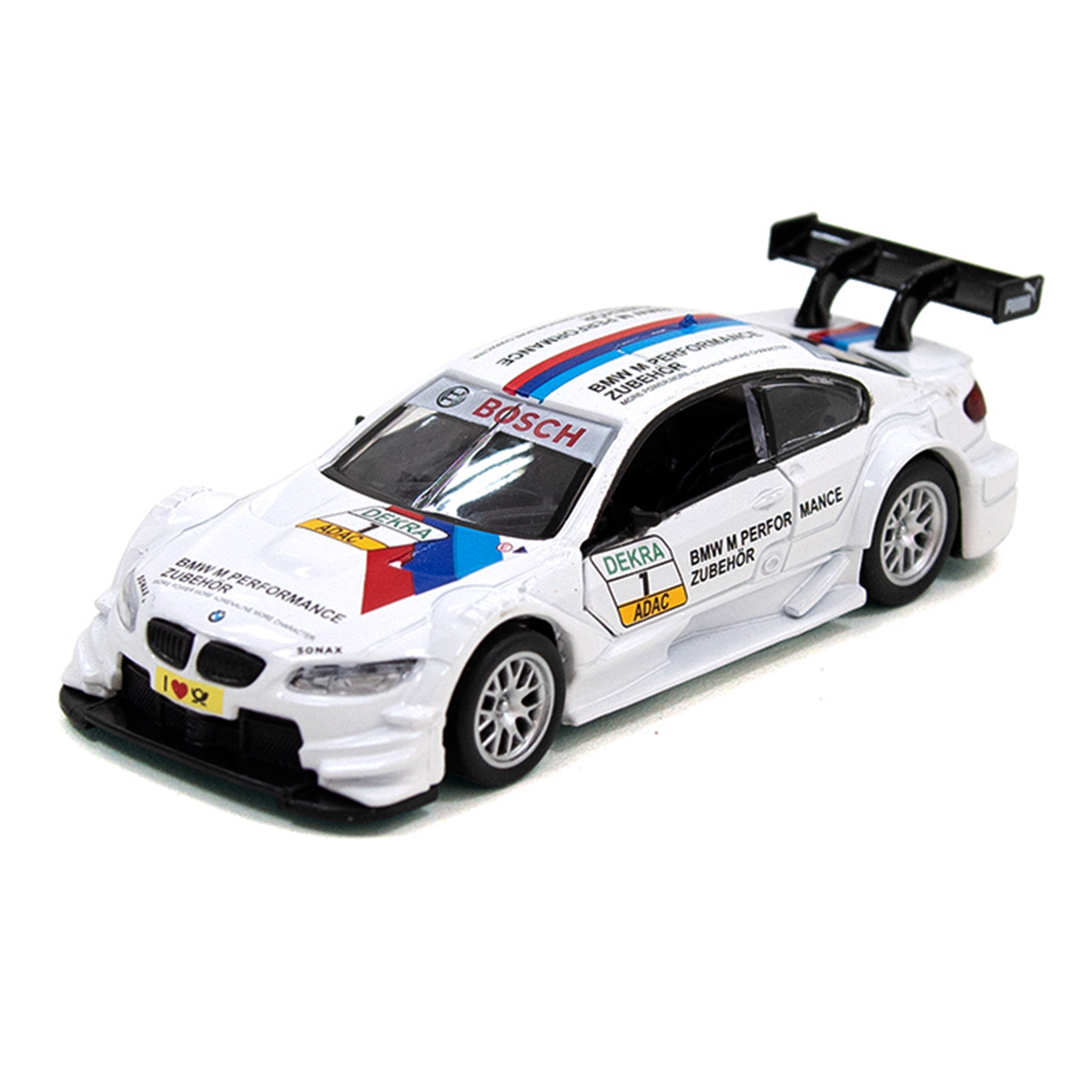 Автомодель BMW M3 DTM TechnoDrive металева з функцією pull-back Біла — превʼю 13