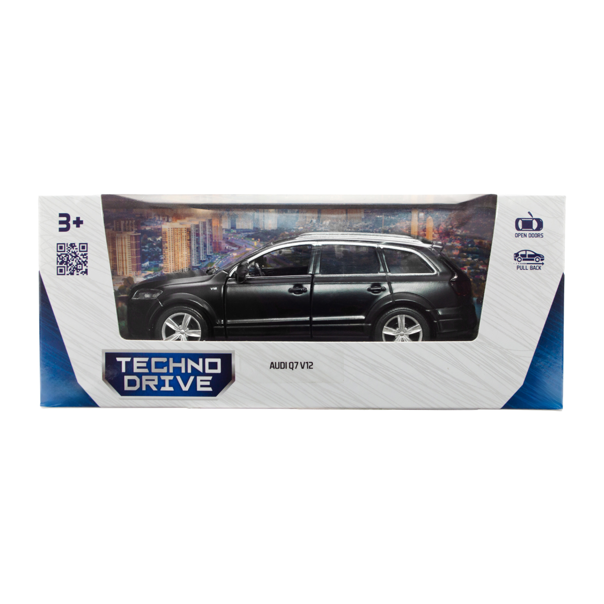 Автомодель Techno Drive Audi Q7 V12 металева 1:40 Чорна — превʼю 20