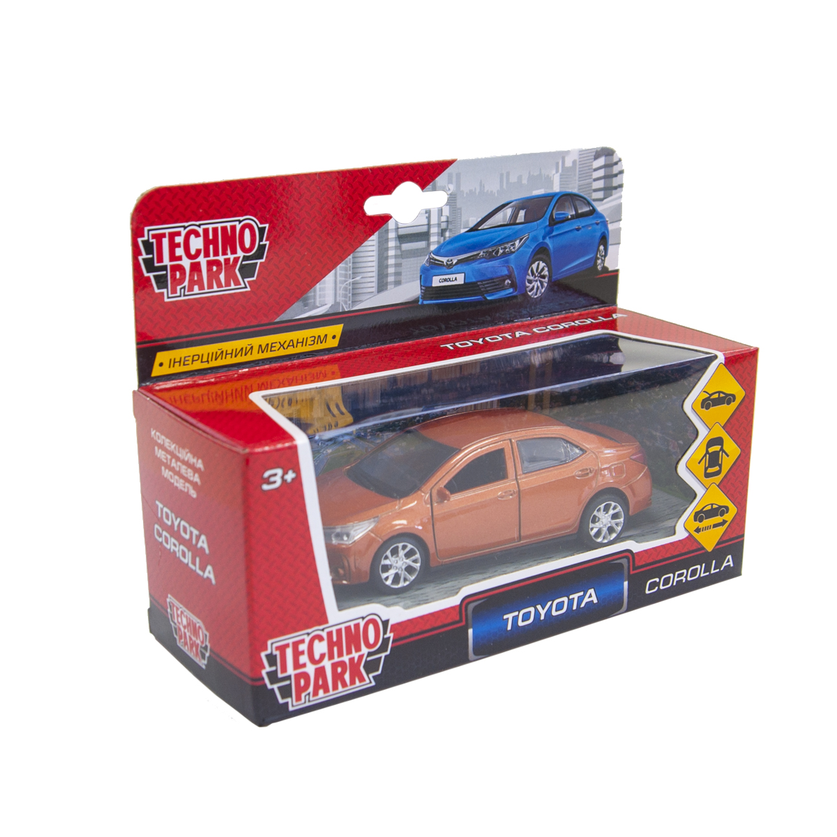 Автомодель Toyota Corolla Techno Drive 1:32 металева — превʼю 18