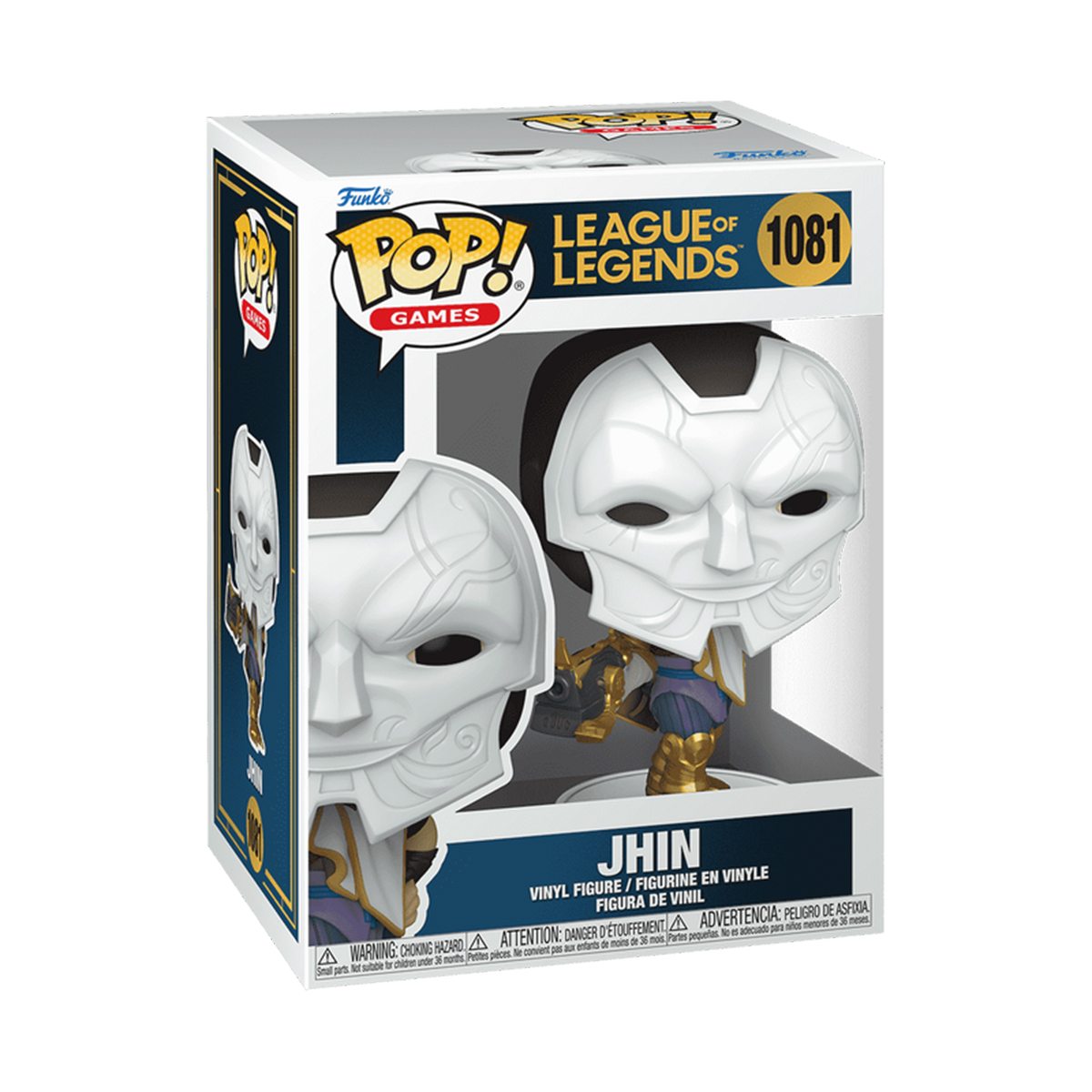Ігрова вінілова фігурка серії Ліга Легенд Джин Funko POP Jhin — превʼю 3
