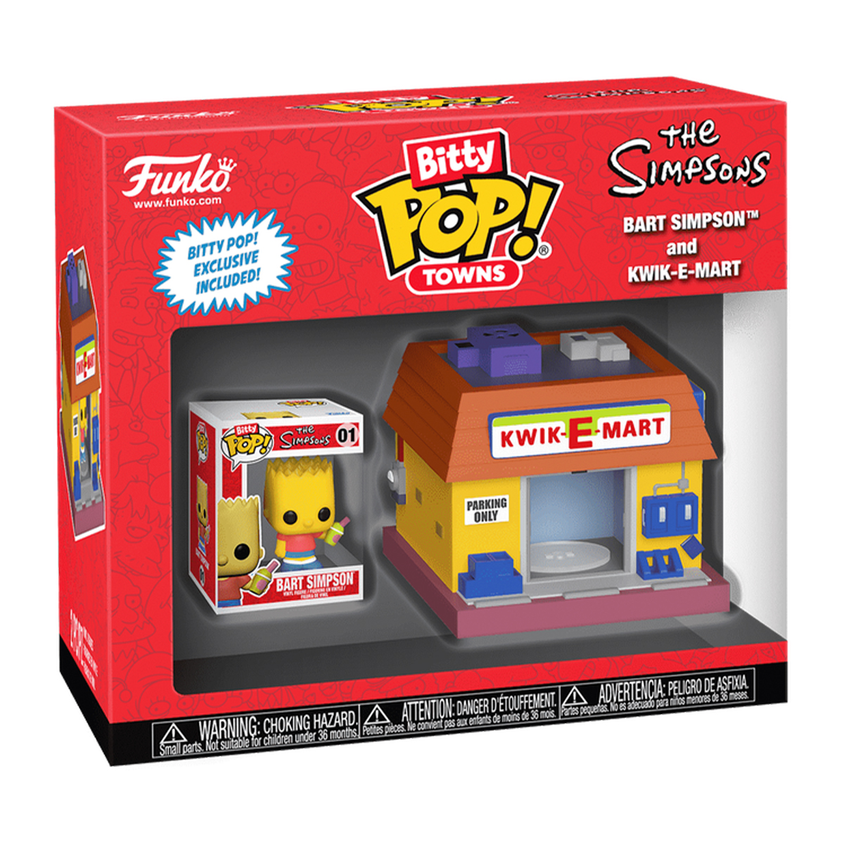 Фігурка Funko Bitty Pop Town — Барт Сімпсон і Квікі-Март (Bart Simpson and Kwik-E-Mart) — 1.9 см — превʼю 8