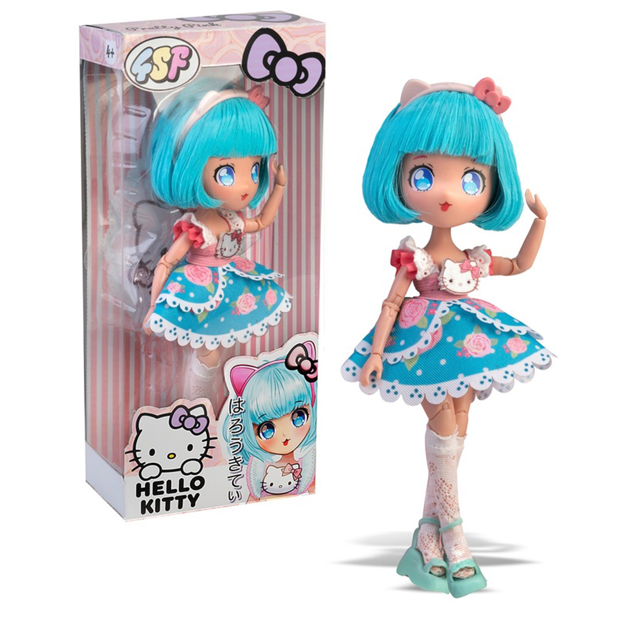 Лялька 4SF Manga Dolls Hello Kitty Пінк 19,5 см з аксесуарами — превʼю 11