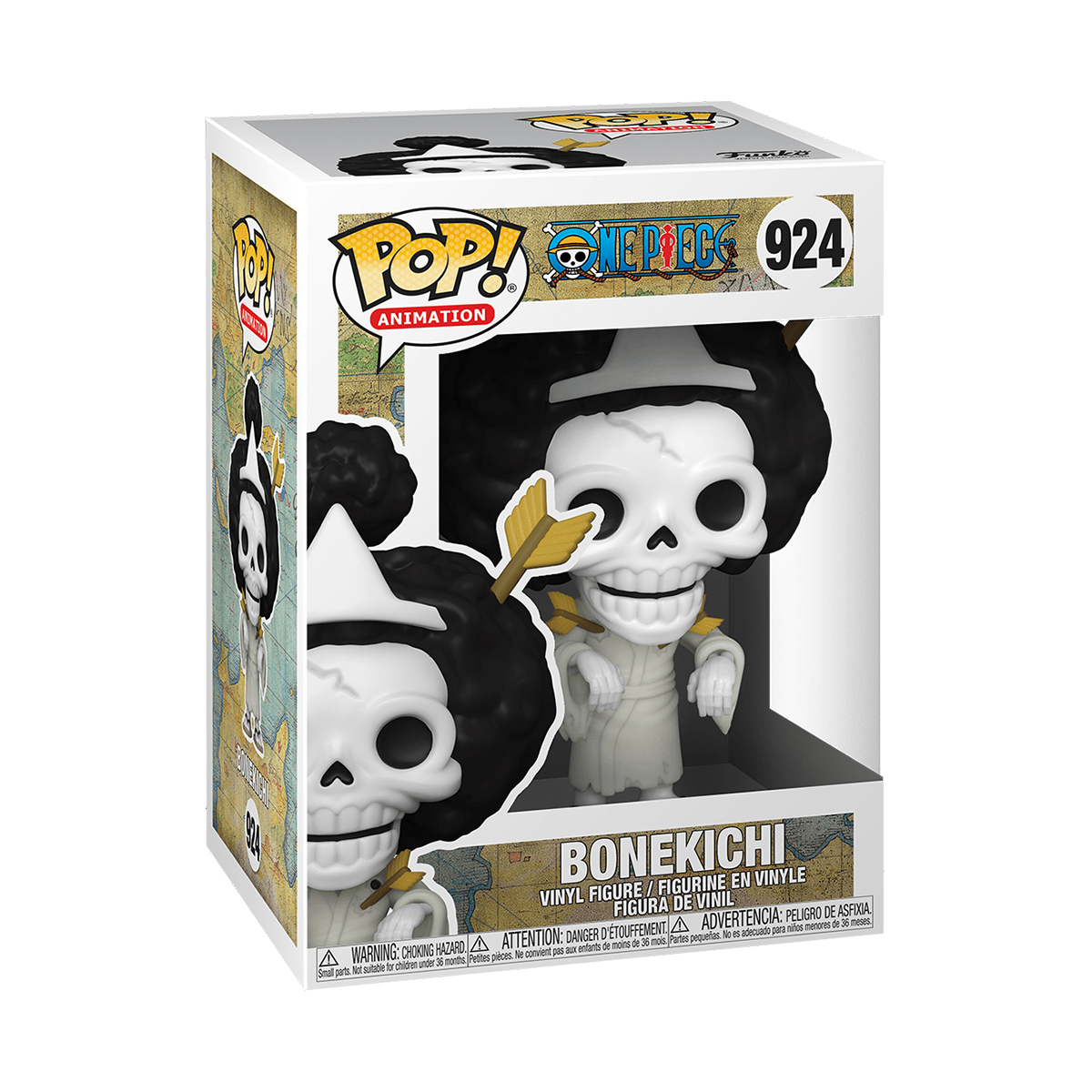 Ігрова фігурка Колекційна Funko POP One Piece - Брук Brook аніме персонаж — превʼю 5