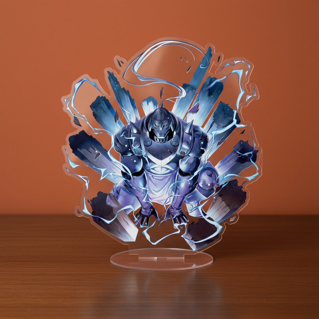 Акрилова фігурка Альфонс Елрік Alphonse Elric Сталевий алхімік Fullmetal Alchemist 150 x 50 мм 32953 — превʼю 4