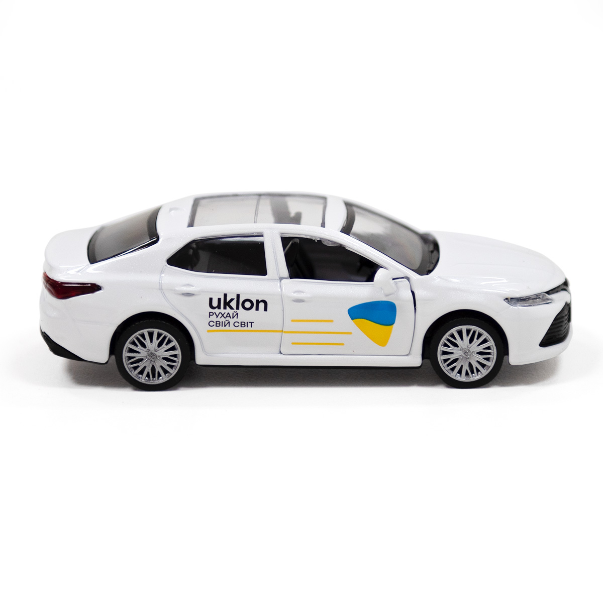 Автомодель TechnoDrive Toyota Camry Uklon металева Біла — превʼю 18