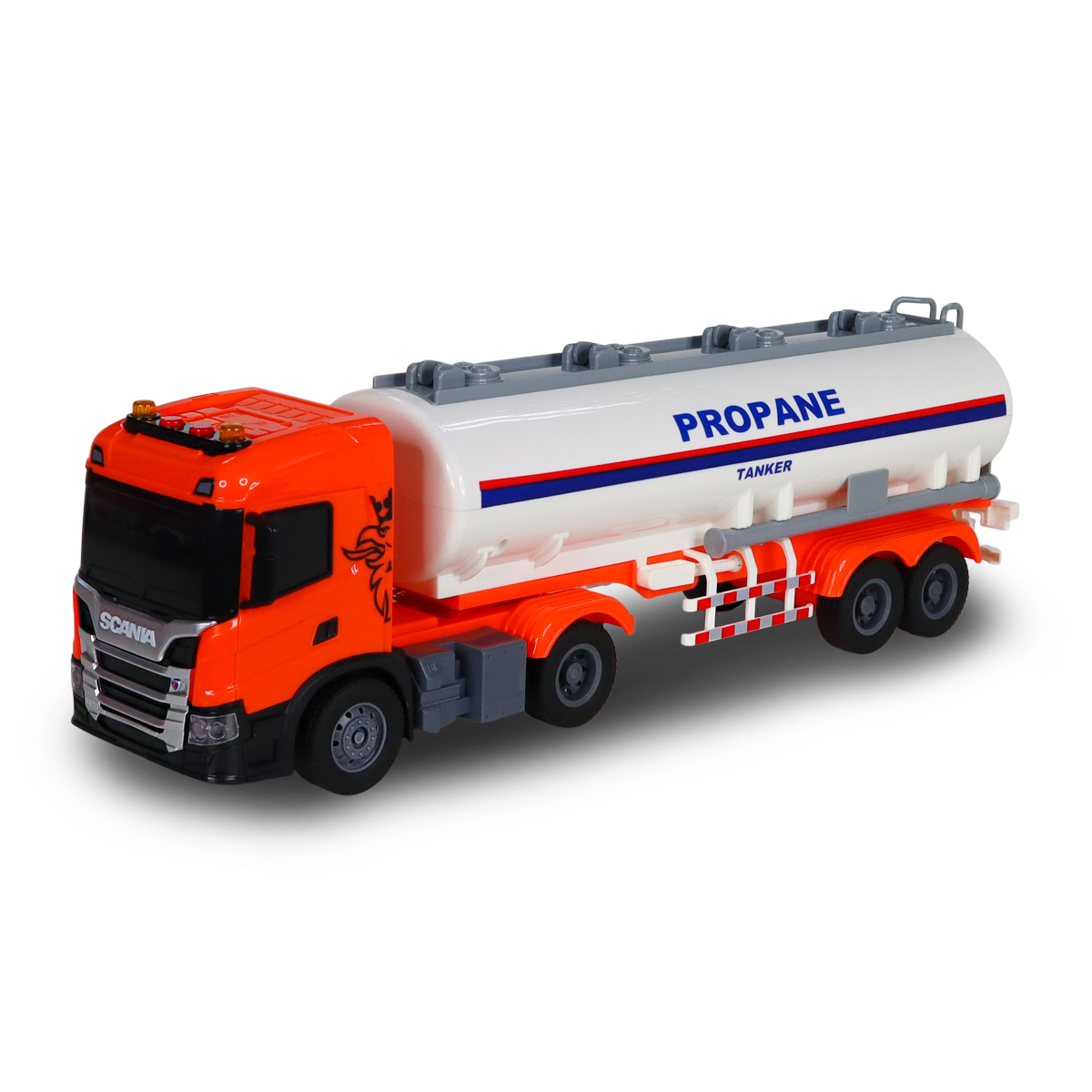 Автомодель Techno Drive Large Truck Автоцистерна Scania 42 см зі світлом та звуком — превʼю 15