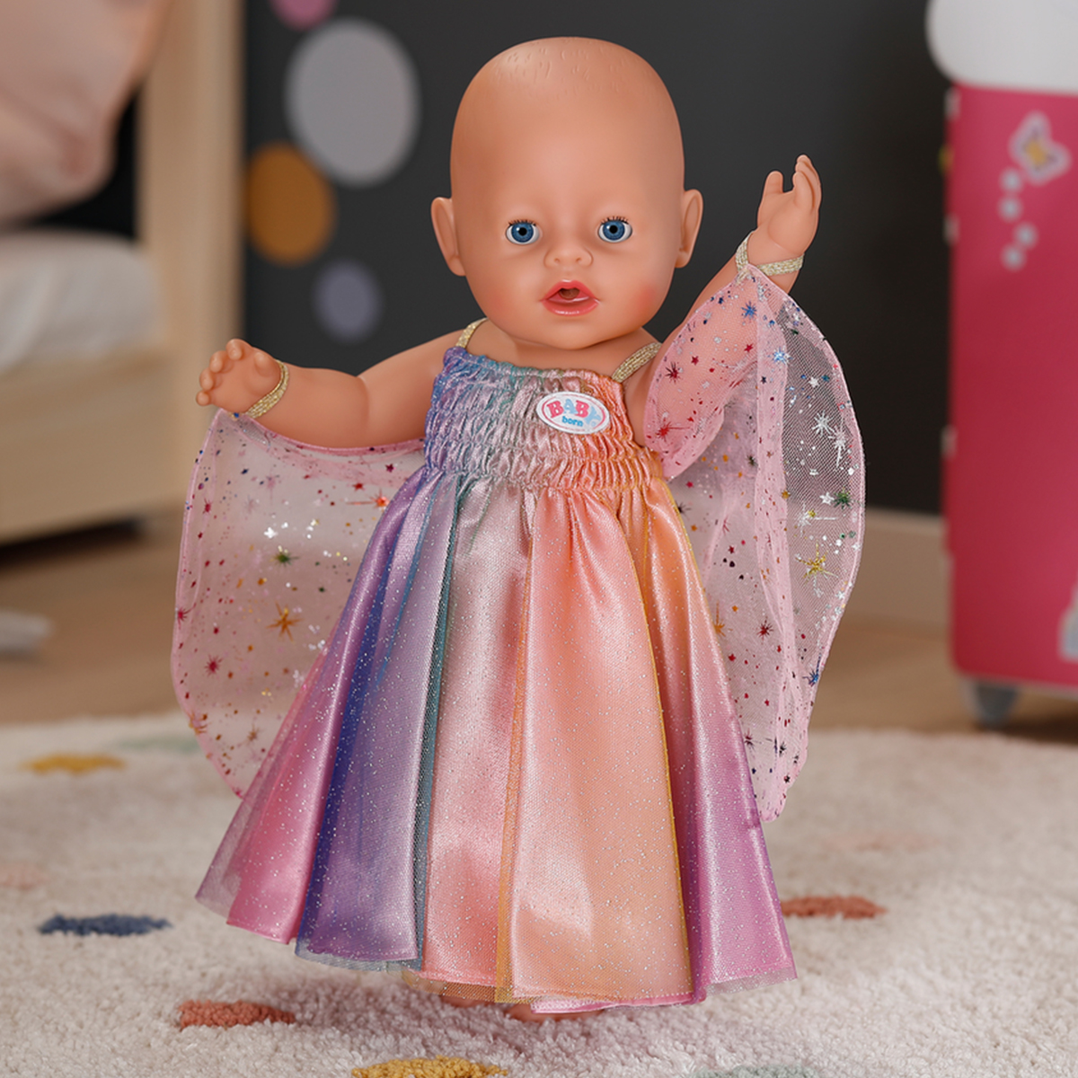 Сукня для ляльки Baby Born Веселка 43 см — превʼю 10