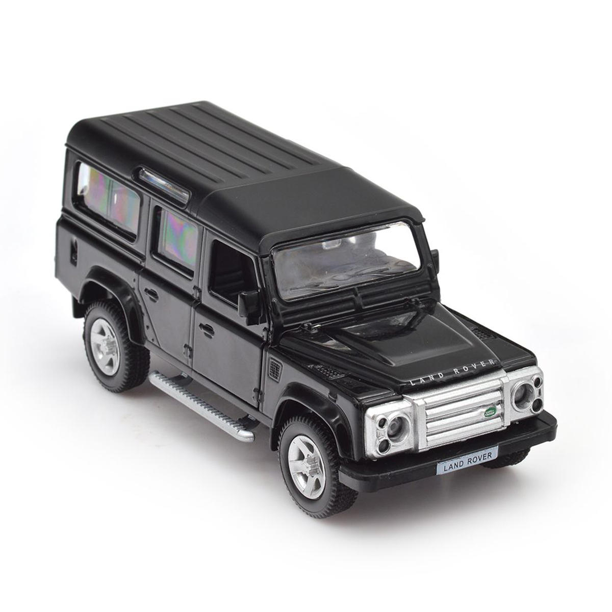Автомодель Techno Drive Land Rover Defender 110 металева 1:32 Чорна — превʼю 19