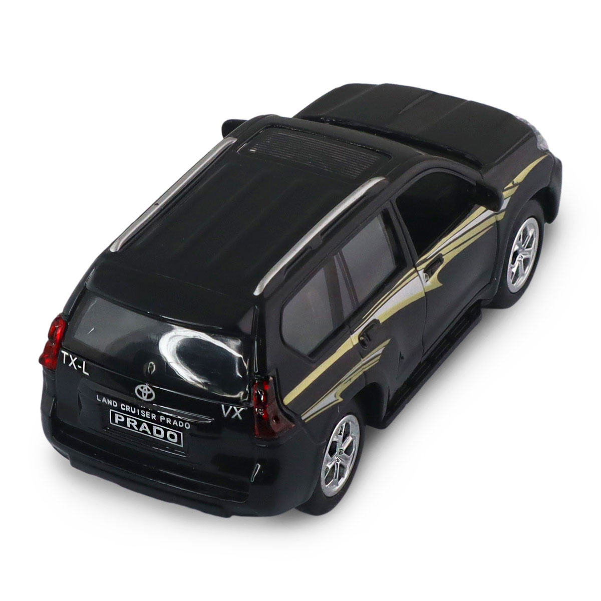 Автомодель Toyota Prado Techno Drive 1:40 металева Чорна — превʼю 26