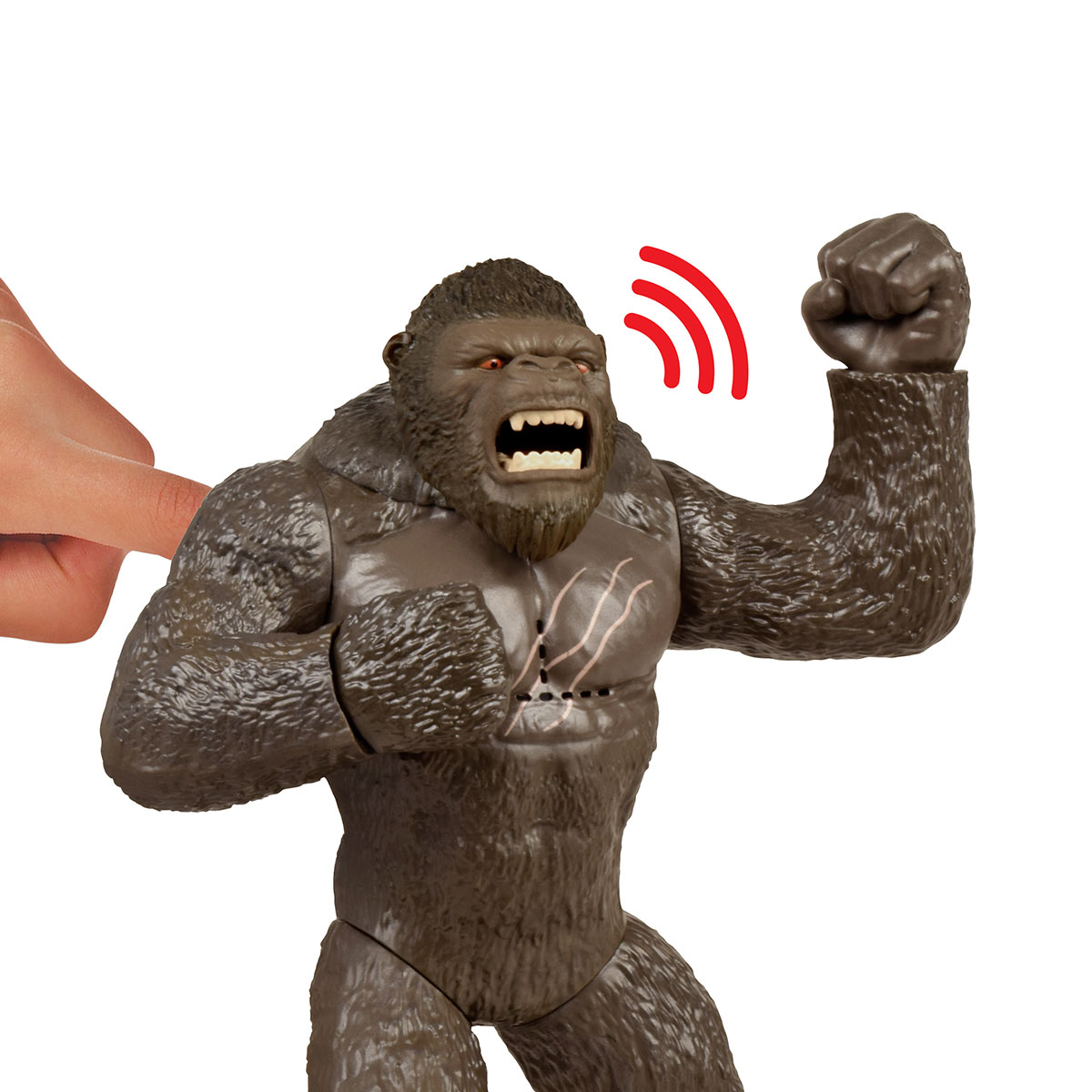 Фігурка Godzilla vs. Kong Конг делюкс зі звуковими ефектами — превʼю 10