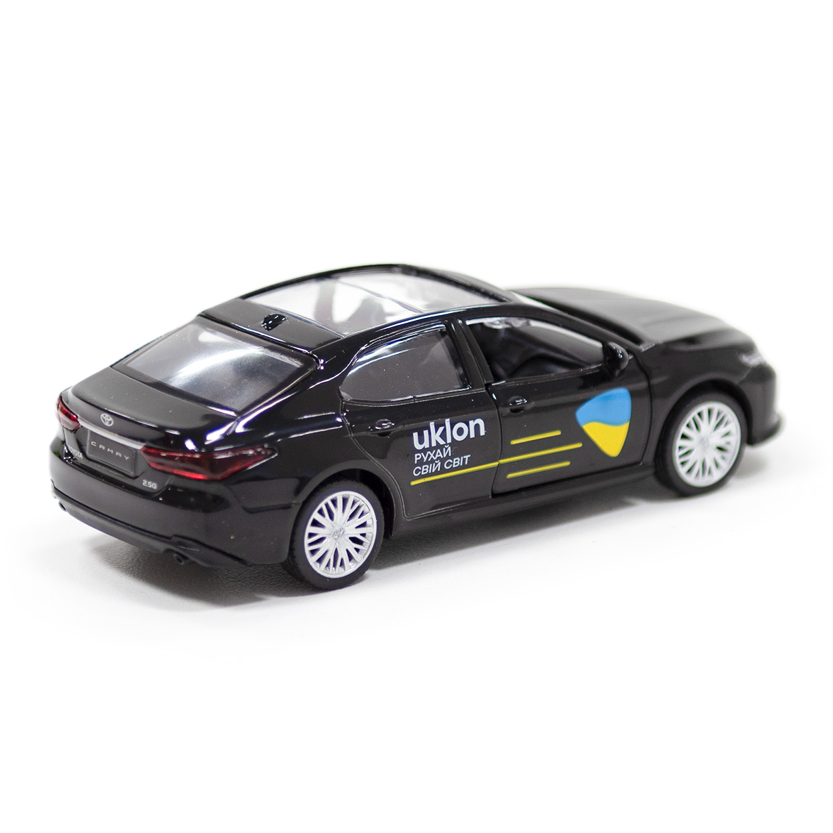 Автомодель Techno Drive Toyota Camry Uklon металева Чорна — превʼю 17