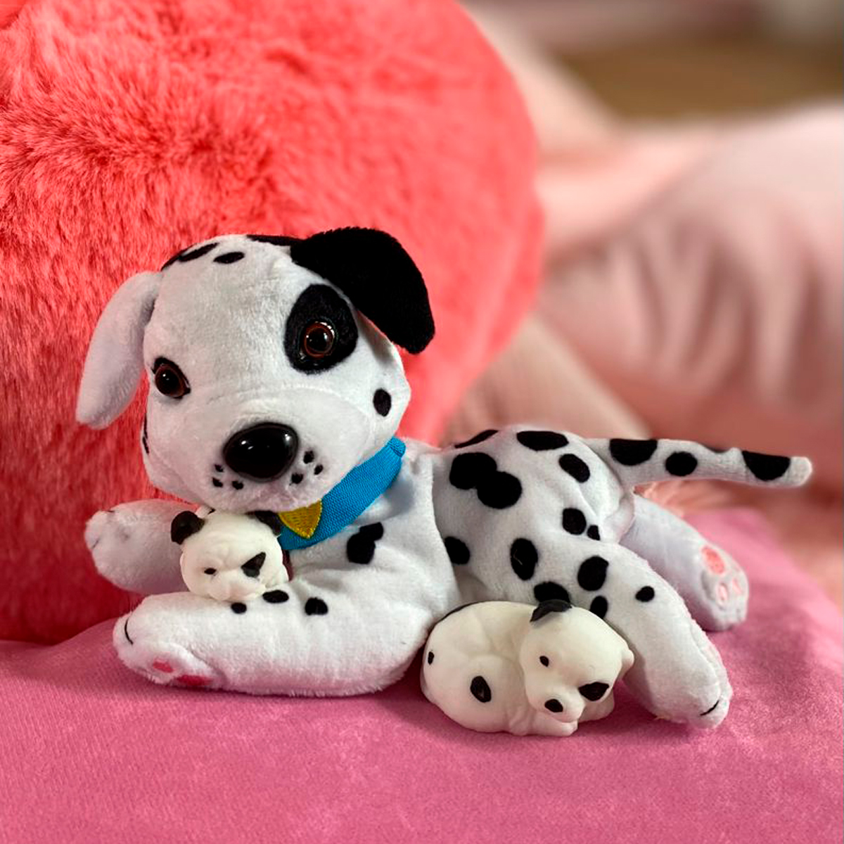 М'яка іграшка Собачка мама з сюрпризом — Dog Mom with Surprise — 25 см — превʼю 13