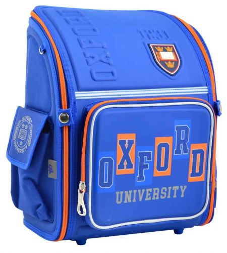 Рюкзак шкільний каркасний Yes Oxford 35x28x14.5 см Синій — превʼю 1