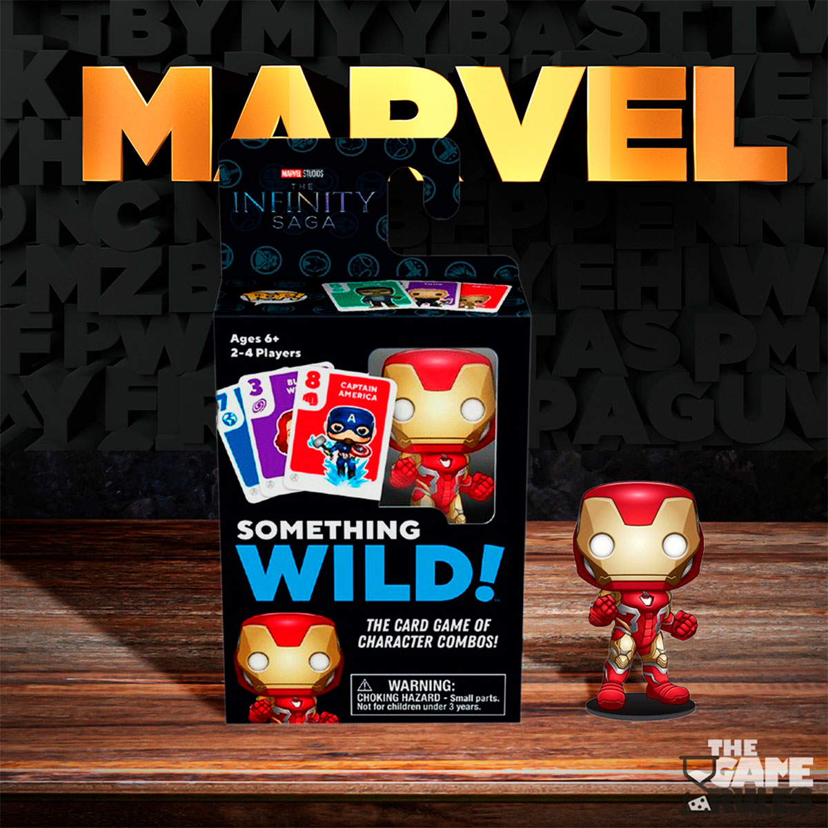 Колекційна настільна гра Marvel Iron Man-Залізна Людина Funko Something Wild — превʼю 10