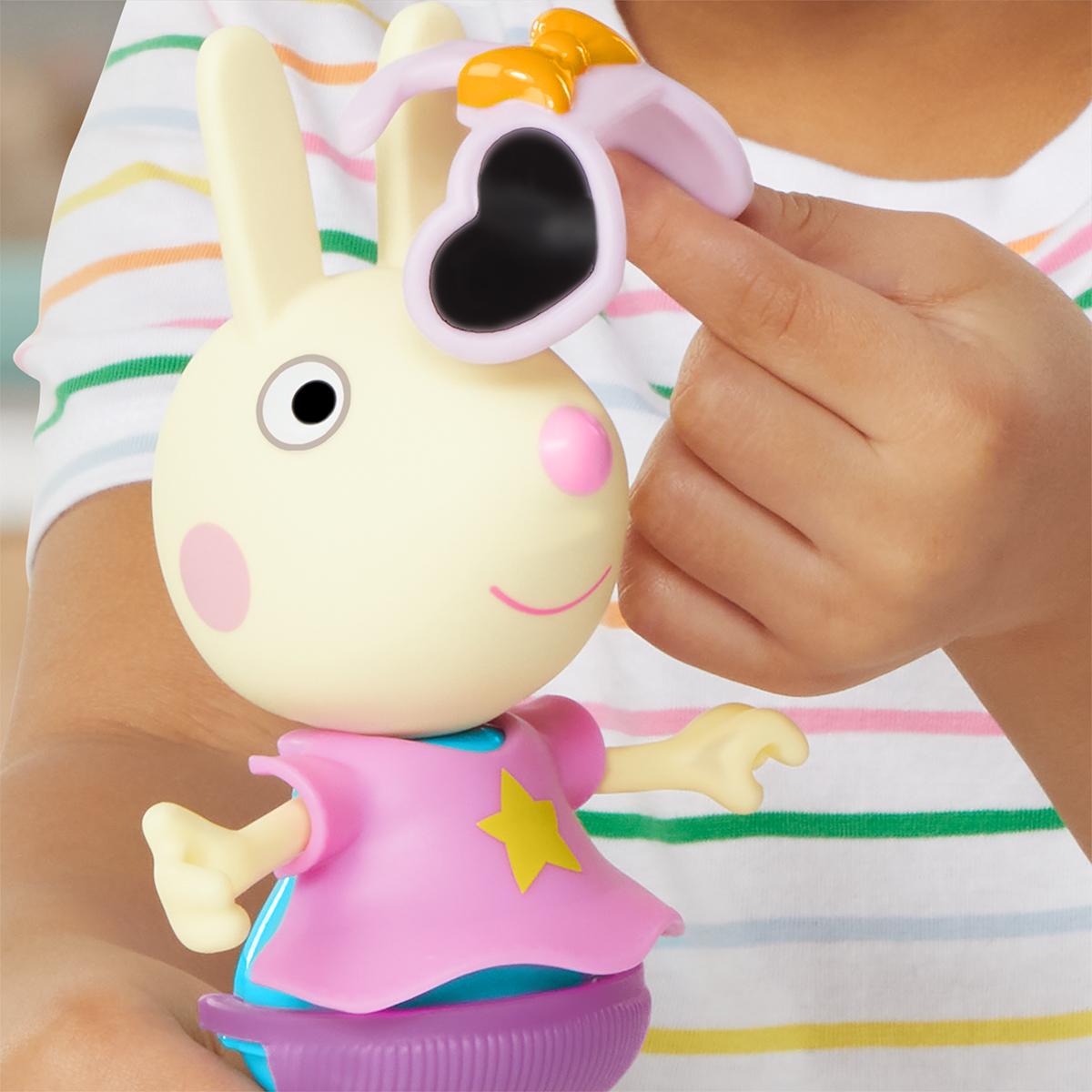 Ігровий набір Peppa Figurines Одягни Ребекку дитячий 15 cm з аксесуарами — превʼю 16