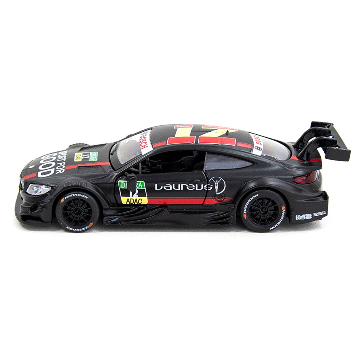 Автомодель Techno Drive Mercedes-AMG C63 DTM металева 1:32 Чорна — превʼю 17