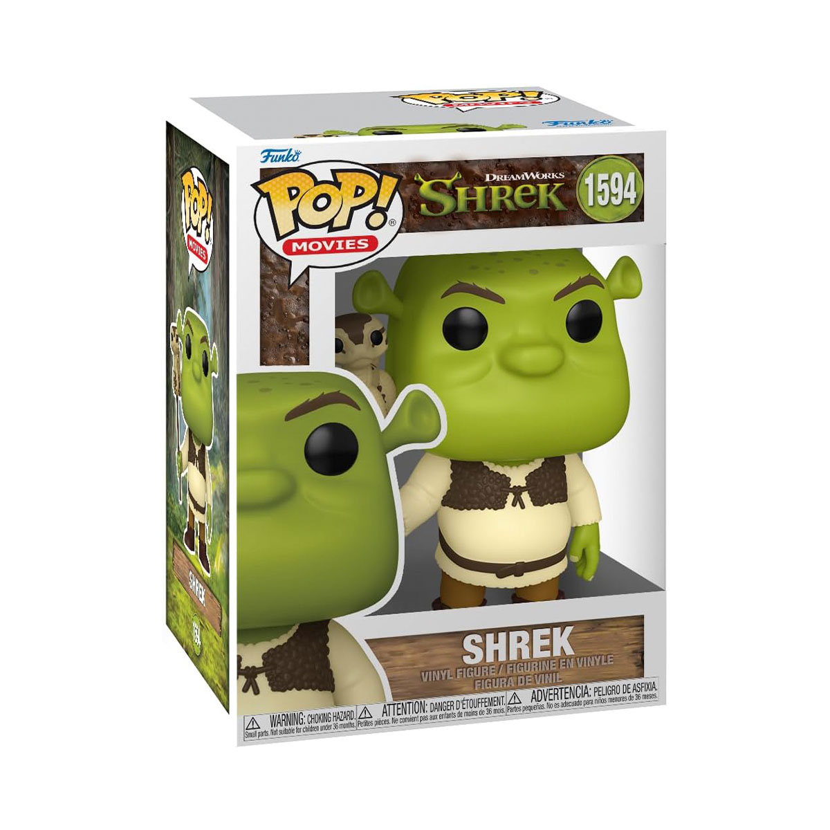 Колекційна фігурка Funko POP Shrek - Шрек мультфільми персонаж Зелений — превʼю 3