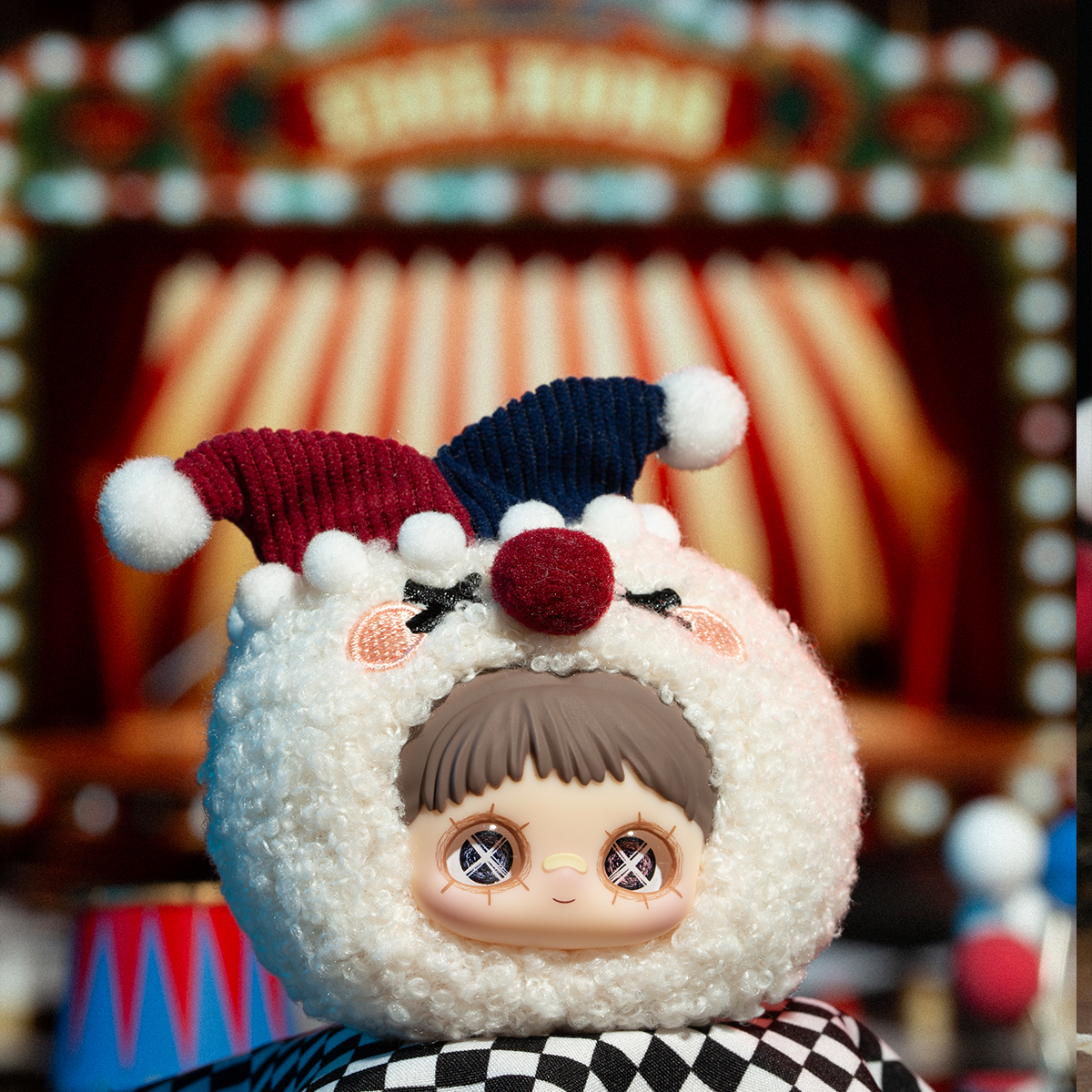 М'яка іграшка POP TOP Hi TOY – MayMei Шалений цирк – Кільце – Кольорова — превʼю 19
