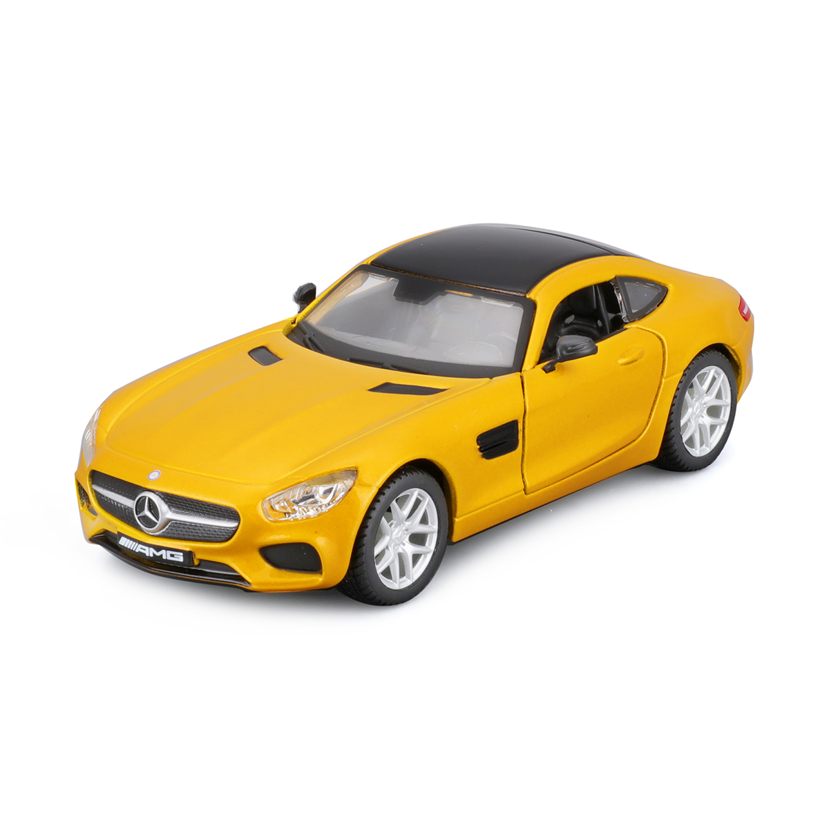 Автомодель Mercedes-AMG GT Bburago 1:32 металева Жовта — превʼю 9
