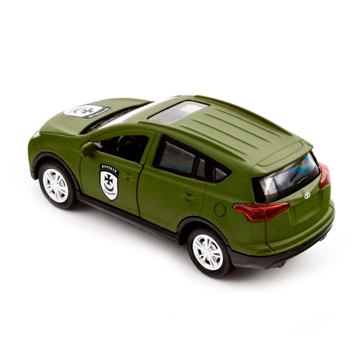 Автомодель Toyota RAV4 Буревій TechnoDrive 1:40 Шеврони Героїв металева — превʼю 26