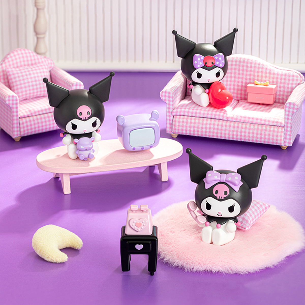 Фігурка-сюрприз Sanrio Pop Top — Куромі Kuromi — 6 см — Святковий настрій — превʼю 16